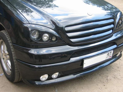 Mercedes ML-Class W163 (97-05) Модульная оптика, полный комплект, линзы HELLA