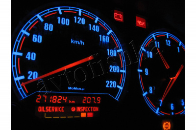 BMW Z3 светодиодные шкалы (циферблаты) на панель приборов - дизайн 2